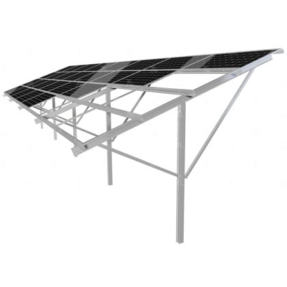 Pole Ground Solar Mounting System